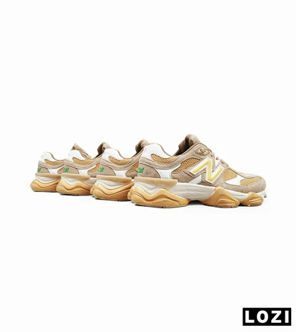 کفش کتانی مردانه قهوه ای سفید NEW BALANCE 9060
