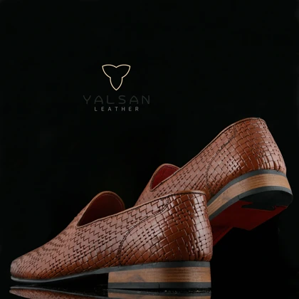 کفش کالج مردانه چرم یلسان مدل آرچر کد 508-MOT