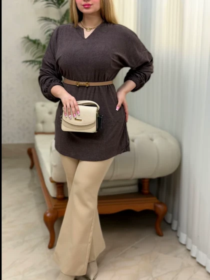 تونیک مخمل جلوگره 3588