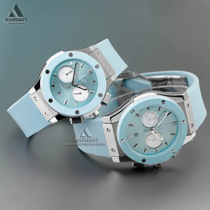 ساعت هابلوت آبی Hublot Classic Fusion Sky Blue 76-4