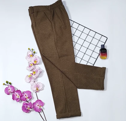 شلوار مام فوتر پشمی کد 40196