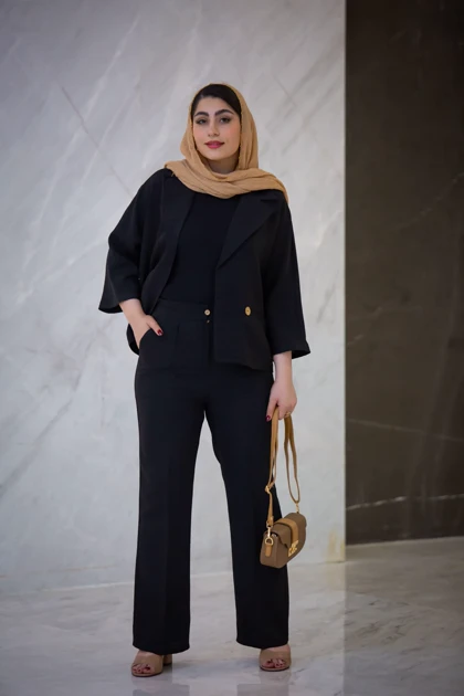 مانتو شلوار صوفیا جیب فیلتاب