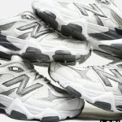 کفش کتانی مردانه و زنانه سفید طوسی NEW BALANCE 9060 مدل 2164