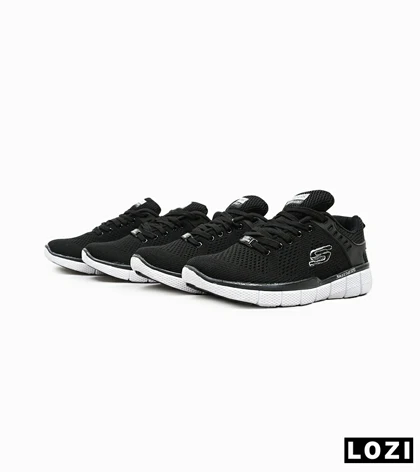 کفش کتانی طبی ورزشی مشکی SKECHERS SKECH-KNIT
