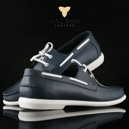 کفش کالج مردانه چرم یلسان مدل فیچر کد 551-GN