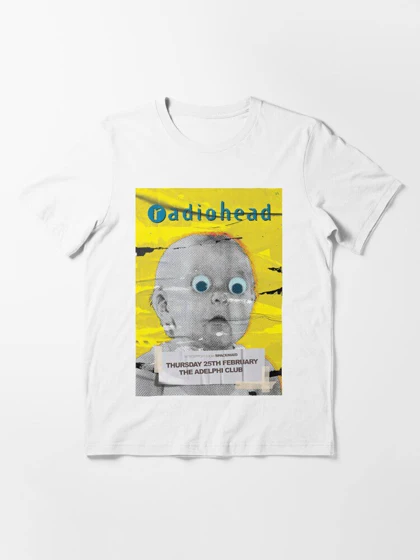 تیشرت گروه موسیقی radiohead | تیشرت ریدیو هد طرح Funny Baby Concert Poster Essential کد 159091