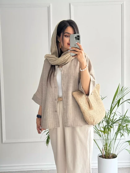 مانتو راه راه ترلان