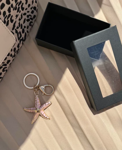 آویز کیف چارم جعبه دار starfish