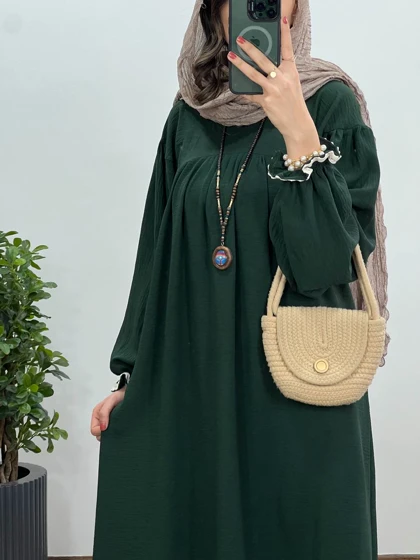 مانتو عبایی بلند رایلی 6 کد 3122