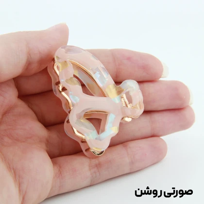 کلیپس دخترانه فلزی مدل پروانه سه بعدی کوچک