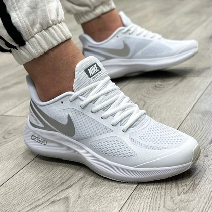 کتانی مردانه زنانه مدل نایک ایر زوم گاید nike air zoom guide رانینگ رنگ سفید