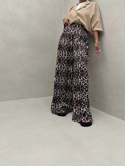 شلوار LEOPARD بغل زیپ