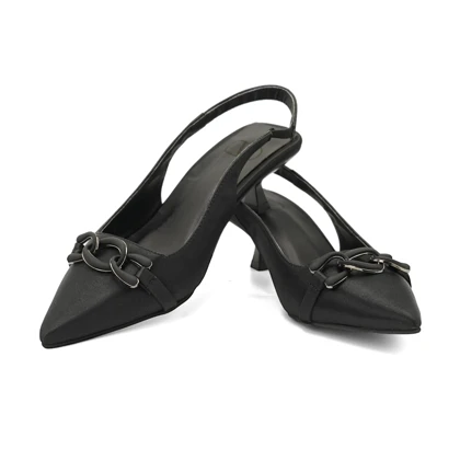 کفش مجلسی زنانه پاشنه‌دار 3 سانت مدل sandal valentino - 0095