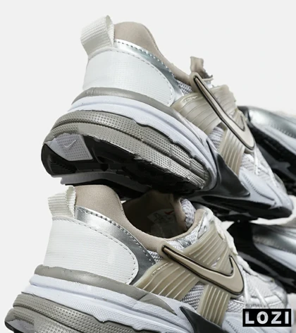 کفش کتانی مردانه و زنانه سفید کرم طوسی Nike cushlon