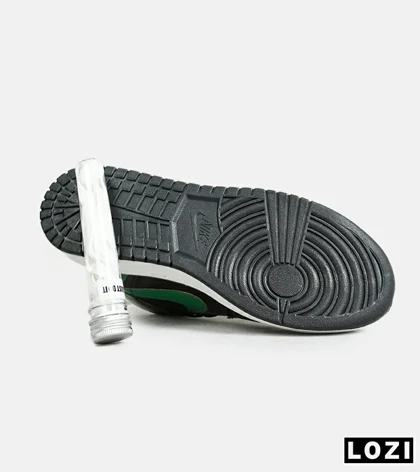 کفش کتانی ساق‌دار مردانه و زنانه مشکی سبز NIKE jordan 1 مدل 6965