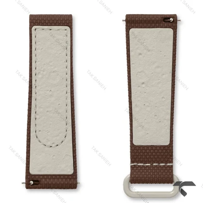 بند رابر امگا سواچ ماموریت به زحل قهوه ای Swatch-Strap-10729-U