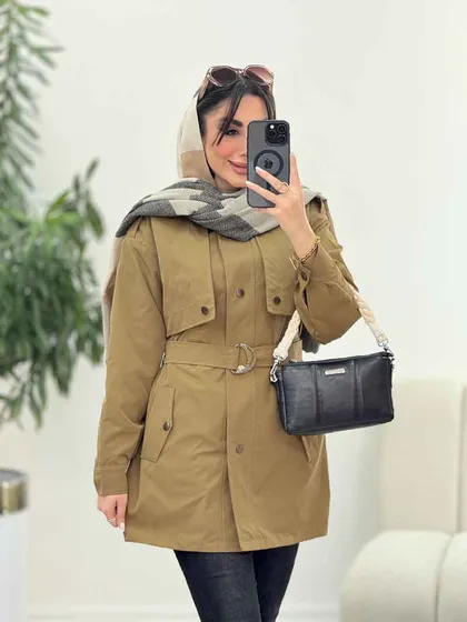 بارانی ژیله دار سپیدار