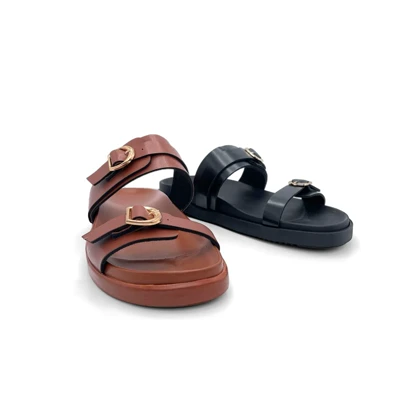 کفش صندل زنانه مدل زارا sandal - 0065_Cognac