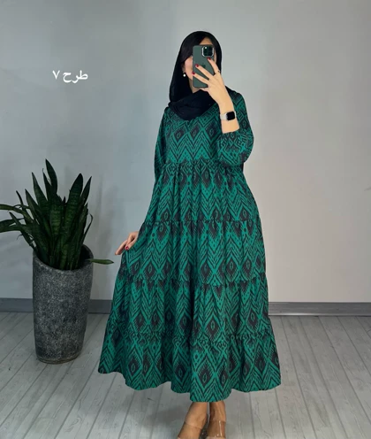 پیراهن طرحدار مزونی38