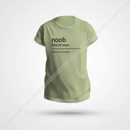 تیشرت گیمینگ طرح Noob