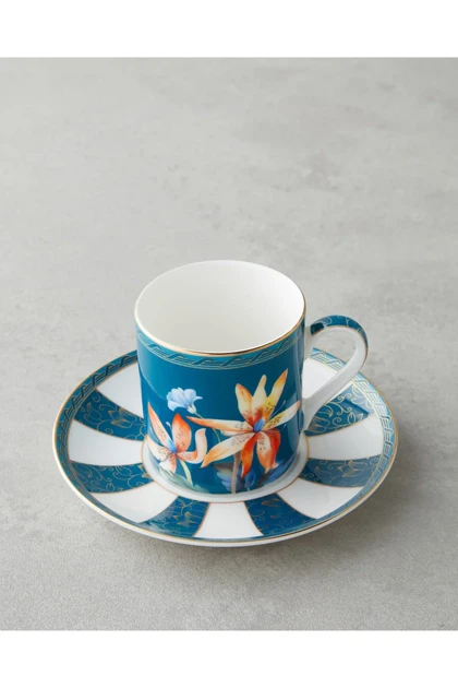 فنجان قهوه دو نفره English Home مدل Emberlyn Bone China
