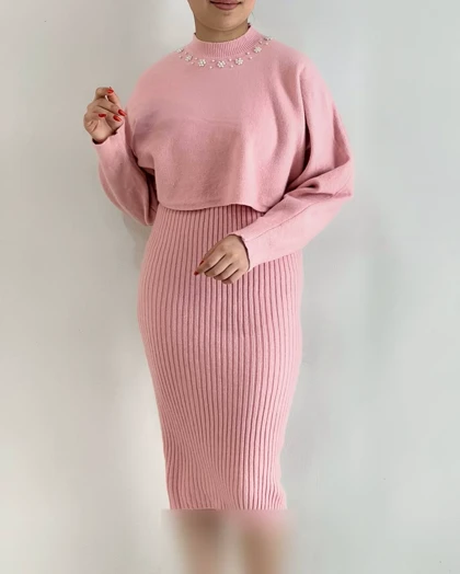 ست دو تیکه سارافن + رویی کد 4212