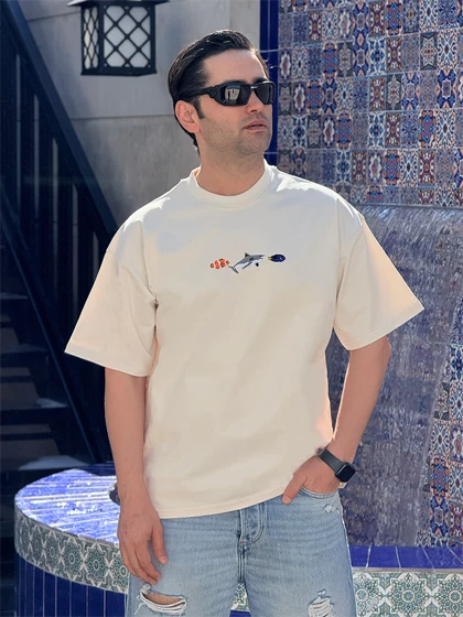 تیشرت گلدوزی ماهی
