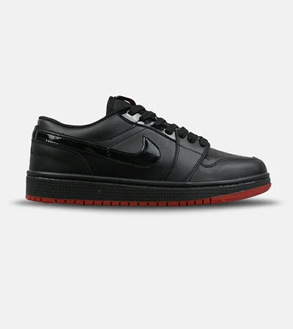 کفش کتانی مردانه و زنانه مشکی قرمز NIKE jordan 1 مدل 8776