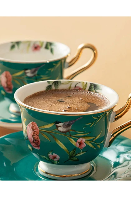 سرویس فنجان قهوه دو نفره English Home مدل Vanilla Bone China