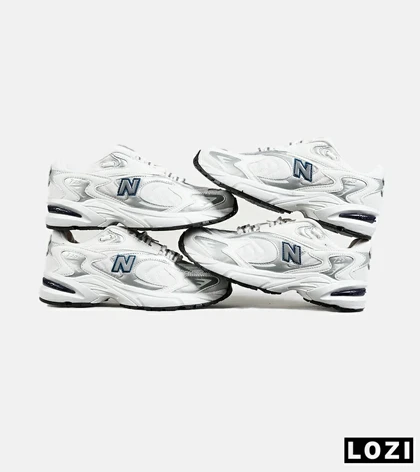 کفش کتانی مردانه و زنانه سفید طوسی NEW BALANCE 725