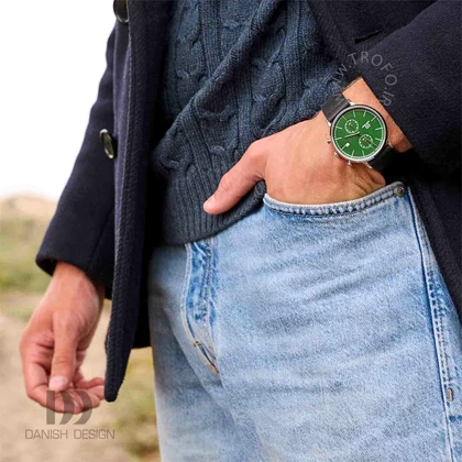 ساعت مچی عقربه ای مردانه دنیش دیزاین (Danish design) مدل IQ28Q1290 Koltur Chrono II Green