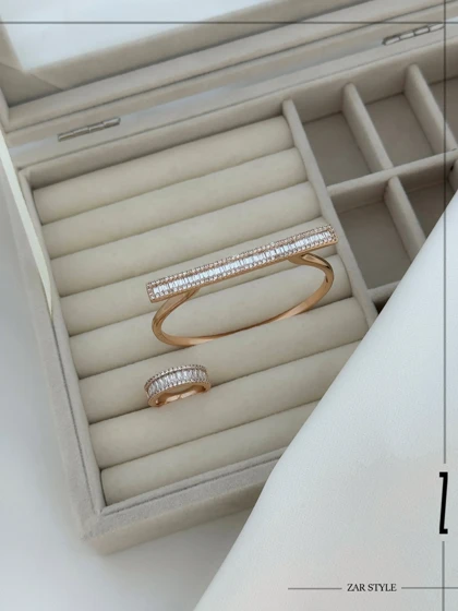 انگشتر زنانه حلقه نگین باگتی