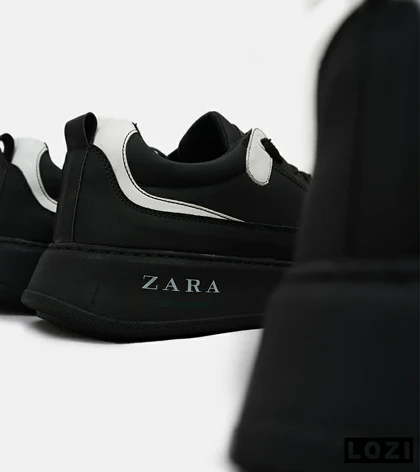 کفش کتانی کژوال کلاسیک مشکی Zara