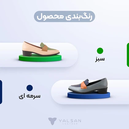 کفش پاشنه‌دار زنانه چرم یلسان مدل جانت کد 666-MC