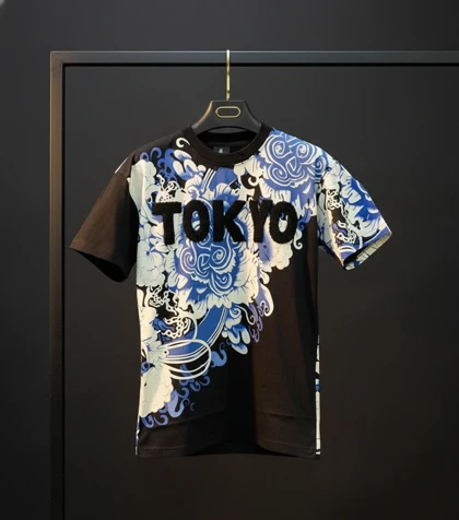 مسترکوالیتیتیشرت پشت چاپ نگینی پارچه ماکان طرح اژدها فوق العاده خفن و خاص