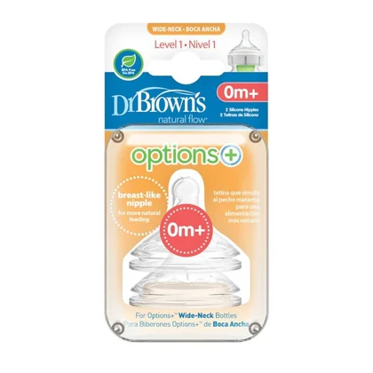 سرشیشه پهن 0 آپشن پلاس دکتر براونز DrBrown's Options