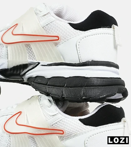 کفش کتانی مردانه و زنانه سفید قرمز مشکی Nike cushlon