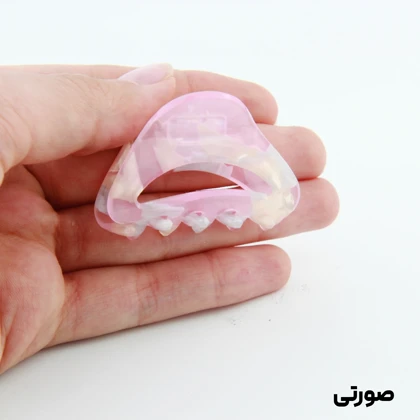 کلیپس دخترانه مدل بند انگشتی طرح مثلثی آبرنگی