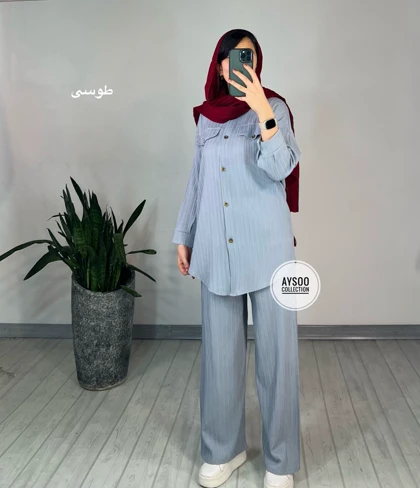 ست مانتو شلوار ماکان