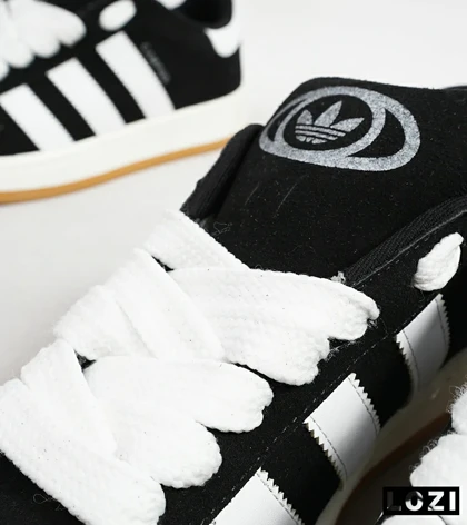 کفش کتانی مردانه مشکی سفید ADIDAS Campus