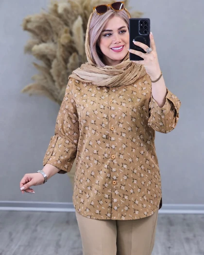 شومیز گل‌گچی