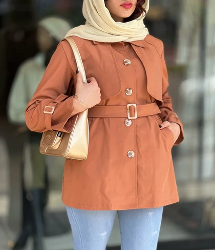 بارانی ژیله دار کد 602
