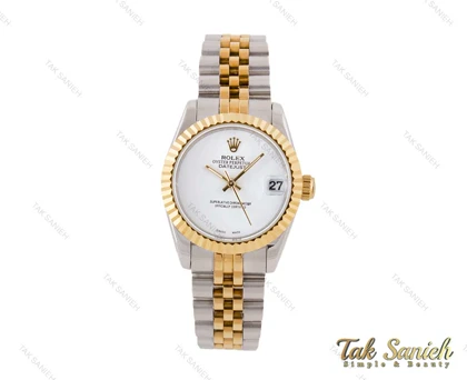 ساعت زنانه رولکس مدل دیت جاست Rolex-3863-L