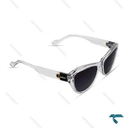 عینک آفتابی قاب شفاف کارتیر زنانه Cartier-7553-L