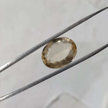 سنگ طبیعی سیترین تراش جواهری کد 3