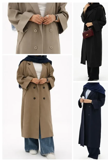 مانتو بلند بزیاق آیسو قاصدک 1