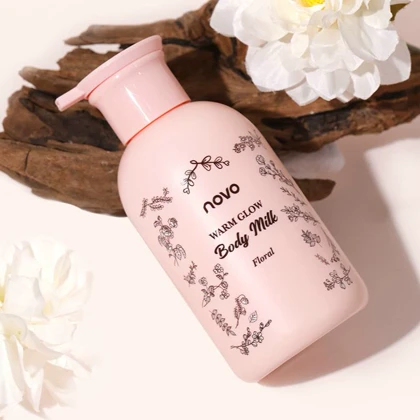شیر بدن مرطوب‌کننده و معطر نوو مدل Warm Glowحجم 320 گرم