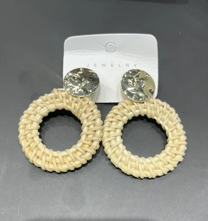گوشواره حصیری مینیمال B 80103