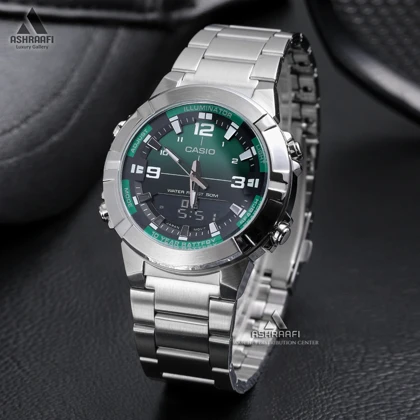 ساعت کاسیو صفحه سبز Casio AMW-870DA-3AV