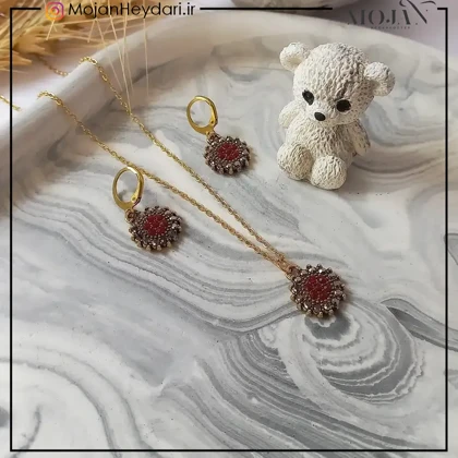 مشخصات و خرید نیم ست سنتی مارگازیت رنگی کد0055